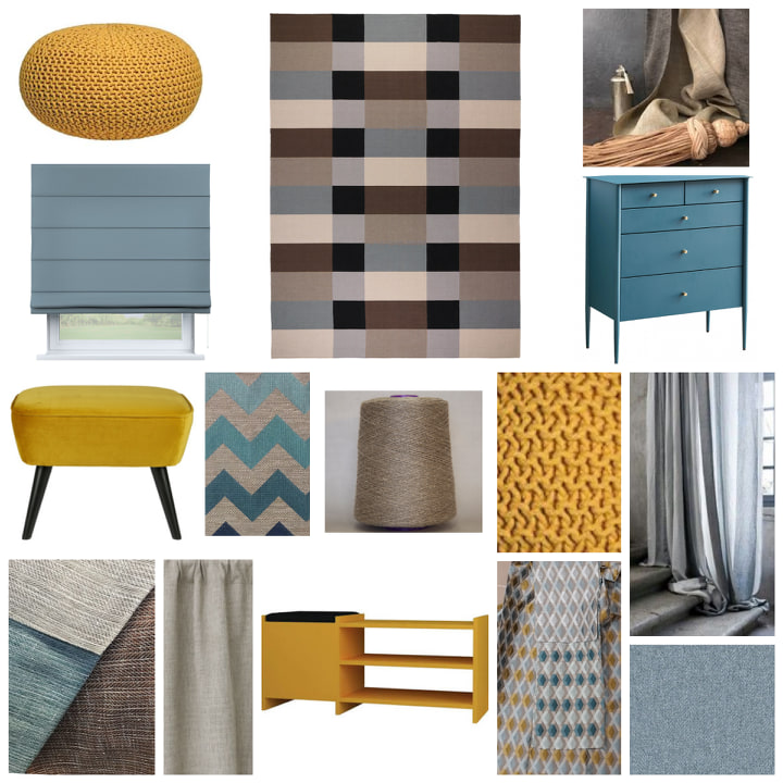 Hangulati tablók, montázsok, moodboard